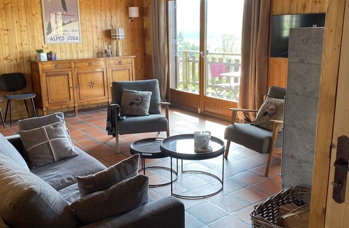 Les Grangettes Ski Chalet | Chalet panoramic view Lac Saint-Point