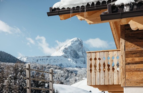 San Martin de Tor Ski Chalet | Chalet Rich App. Milandura, with mountain view, balcony, private garden