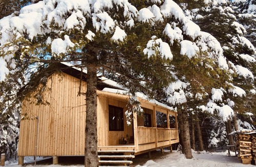 La Patrie Ski Chalet | Chalet Rustchic Le Madison at the foot of Mont Megantic