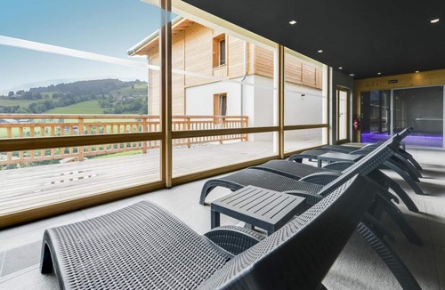 Combloux Ski Chalet | Chalet, wifi, resort center, view mountain, fitness, swimming pool, sauna, hammam, terrace, balcony