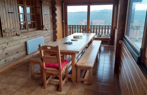 Prenovel Ski Chalet | Chalet with fireplace (wood supplied) sleeps 10 (discount for stays of 3 nights or more)