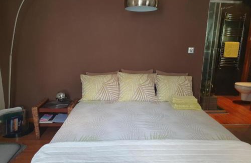 Charlier - Valvert House | Chambre double accueillante avec douche privative