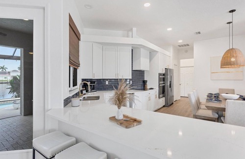 Punta Gorda House | Charlotte County Villa 5878: Waterfront Pool & Spa Home