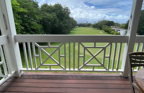 Rendezvous Apartment | Charming 1-bed apt w/large patio overlooking golf course in Rockley, Barbados