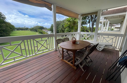 Rendezvous Apartment | Charming 1-bed apt w/large patio overlooking golf course in Rockley, Barbados