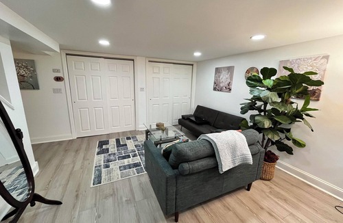 Trumbull Apartment | Charming 1-bedroom apartment in delightful Trumbull with AC and many amenities