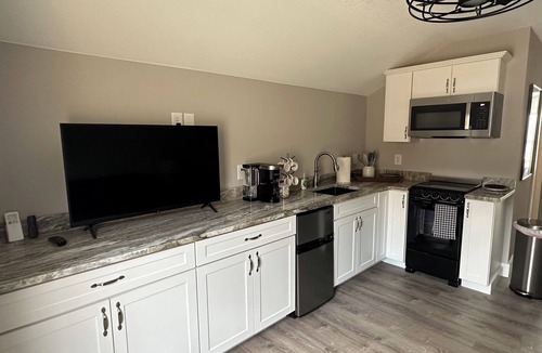 Young Harris Apartment | Charming 1-bedroom loft apt in Young Harris with AC, WiFi and Highland Cows!