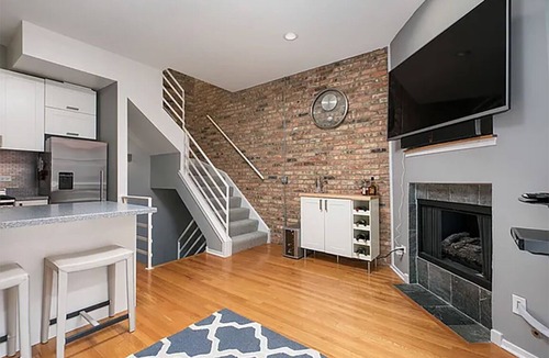 Wicker Park House | Charming 1BR townhome in fantastic Wicker Park, Attached Garage and EV Charger