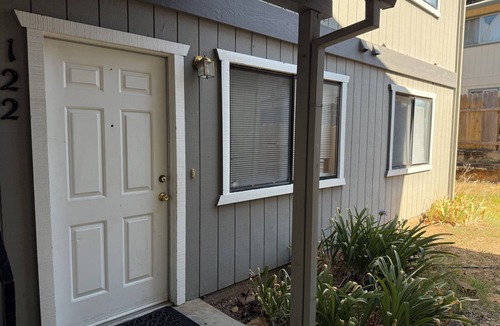 Redding Apartment | Charming 2-bedroom Gem! Bright 2BR, Pool, Dogs Welcome 30+ Day Stays. Wash/Dryer