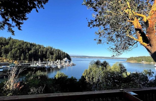 Quathiaski Cove Cabin | Charming 2 Bedroom Q Cove Cabin - Spectacular Ocean views & Pet Friendly!