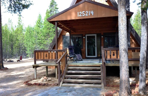 Gilchrist Cabin | Charming 2-bedroom cabin in OHV area 15 miles from Crescent Lake Junction.
