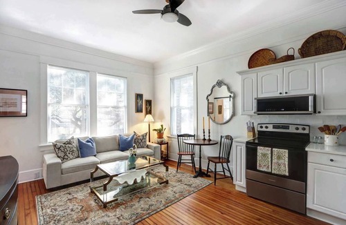 Thomas Square Apartment | Charming 2BR/1BA in a Restored 1920s Savannah Home