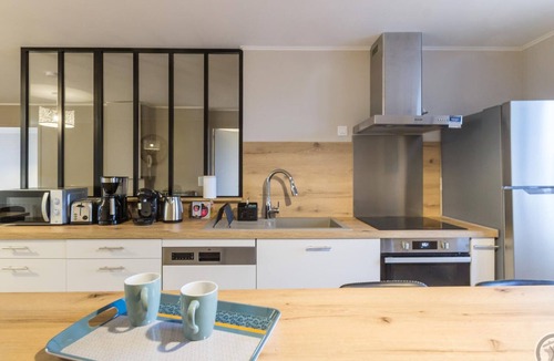 Saint-Pair-sur-Mer Apartment | Charming 2nd-floor apartment in Saint-Pair-sur-Mer, close to beach, perfect for families