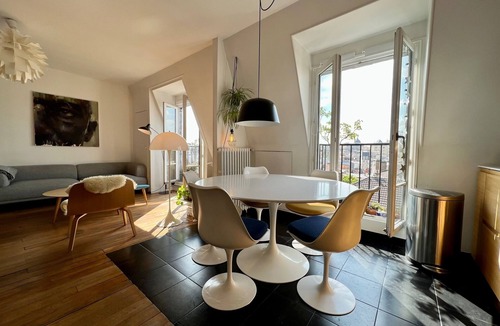 Jardin des plantes Apartment | Charming 3-room apartment in the 5th arrondissement overlooking the roofs of Paris