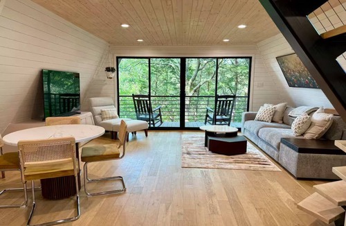 Pottsboro Cabin | Charming A-Frame Cabin Nestled in the Trees @ Lake Texoma - Family Friendly