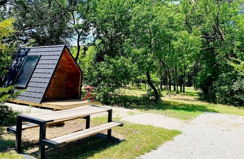 Allen County Cabin | Charming A-Frame Cabin Experience with Campfire Vibes in Humboldt, Kansas