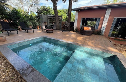 Brotas Cottage | Charming and rustic house with a heated pool and hot tub!