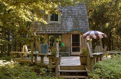 Harbor Springs Cabin | Charming and Secluded Log Cabin Rental on Small Farm near Lake Michigan
