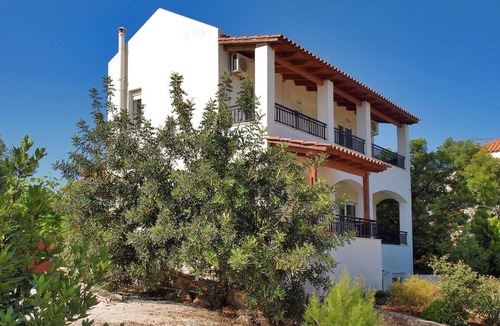 Vamos Villa | Charming and serene villa with pool, lush garden, sea and mountain view
