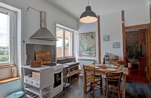 Saint-Genest-Lerpt Cottage | Charming apartment with bright terrace in St-Etienne