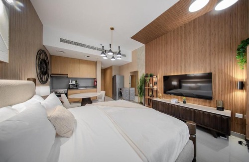 Sharjah Apartment | Charming Apartment with Balcony in Al Mamsha CB5-1-SN3-120-st