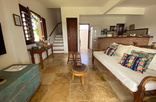 Trairi Ski Chalet | Charming beachfront house with 3 air-conditioned suites in Flecheiras Beach, Ceará, Brazil.