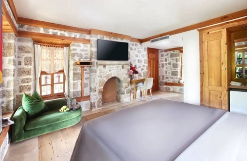 Datca Bed & Breakfast | Charming bedroom in serene Datça with AC
