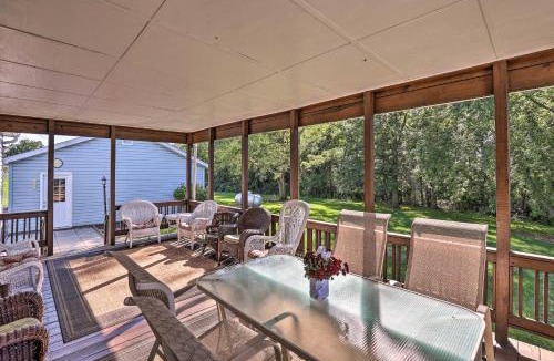 Burdett House | Charming Burdett Home with Grill, Gazebo + Yard