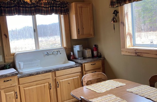 Cushing Cabin | Charming cabin with AC and WiFi in tranquil Luck