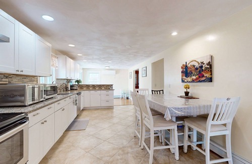 Buzzards Bay House | Charming coastal home with sunny rooms, private backyard, & walk to beach