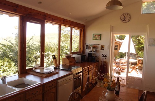 Laborie House | charming cottage, private pool, panoramic view in the wooded park of the Castle