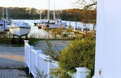 Greenport West House | Charming, cottage with gorgeous views of Peconic Bay within a private marina.