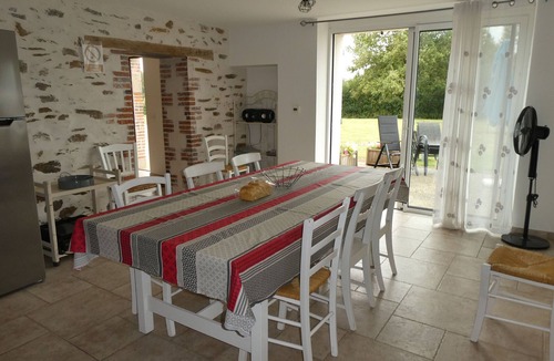 La Roche-sur-Yon Cottage | Charming Country House with Large Garden, Terrace, and Trampoline