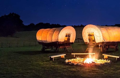 Lillington House | Charming Covered Wagon Retreat for Four in Lillington, North Carolina