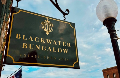 Blackwater House | Charming downtown space offers complete privacy, 2 bedrooms & 2 full bathrooms.