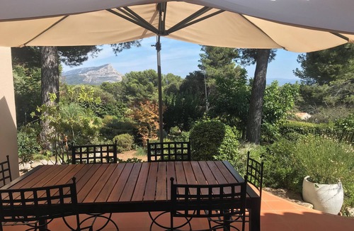 Saint-Marc-Jaumegarde Villa | Charming Provencal house, Villa Le Peiral with swimming pool and Sainte-Victoire view