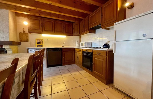 Saint-Pierre-du-Champ Cottage | Charming Cottage: 4 Bedrooms, Fireplace, Enclosed Courtyard & Garage in Tranquil Village