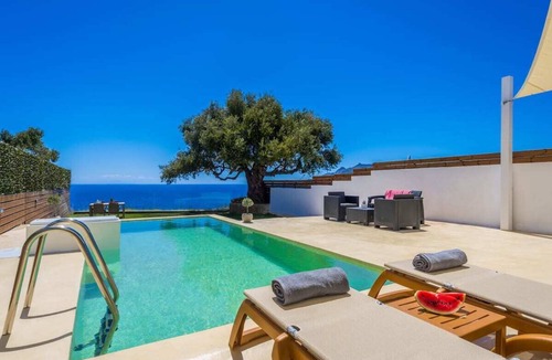 Akrotiri House | Charming hillside house, two bedrooms, pool, stunning sea view, true hidden gem