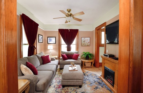 Baraboo Cottage | Charming historic 2-BR cottage with AC, walking distance to downtown Baraboo.