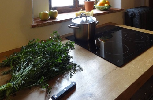 Ickelheim House | Charming Historic Farmhouse on Peaceful Village Edge with Stove & Garden