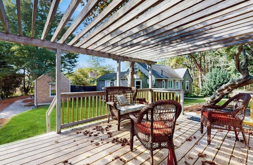 Marstons Mills House | Charming home, great location, A/C, games, W/D, deck, & grill, firepit