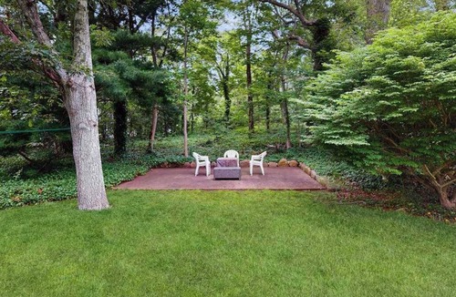 East Chop House | Charming home with walkable beach, large yard, deck, fire pit, and A/C