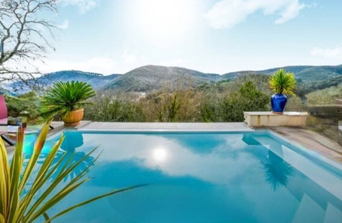 Saint-Paul-la-Coste House | Charming house with infinity pool and view of the Cevennes mountains