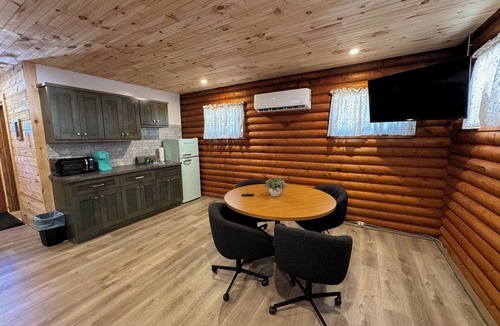 Kimbolton Cabin | Charming log cabin on back gravel road with peace, quiet & the amenities of home
