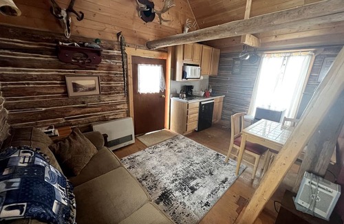 Pony Cabin | Charming Log Cabin with Mountain Views near Trails in Pony, Montana