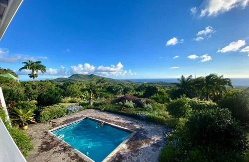 Pond Hill Cottage | Charming Nevis Cottage with pool and ocean view on grounds of Hermitage Inn