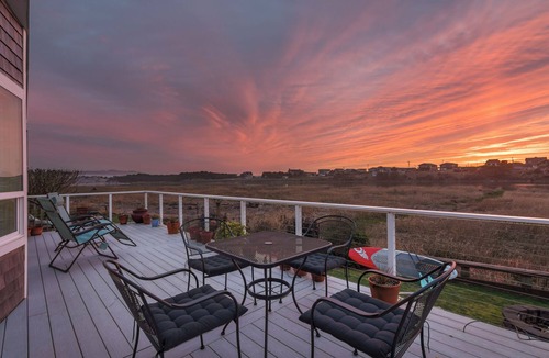 Pacific City House | Charming Pacific City WFH Paradise with River Views, Steps from the Beach
