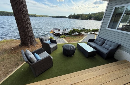 Monmouth Cottage | Charming Sand Pond Cottage Steps from Pristine Tacoma Lakes Water