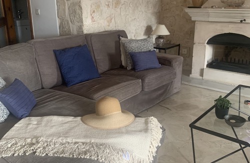 Olympos Apartment | Charming Stone 2 Bed Apt w/Shared Pools, Tennis Courts, Sea Bathing Platforms