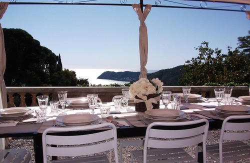 Vegliasco Villa | Charming stone haven, stunning sea view, SPA, hiking&MTB paradise, Alassio hill